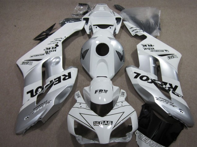 Carénage CBR 1000 RR 2004-2005 - Argent Repsol Carénage CBR 1000 RR 2004-2005 - Argent Repsol