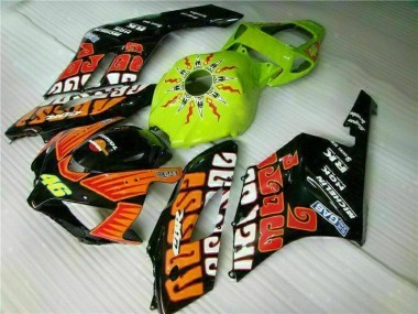Carénage CBR 1000 RR 2004-2005 - Orange Vert