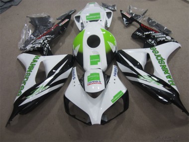 Carénage CBR 1000 RR 2006-2007 - Blanc Vert Hannspree