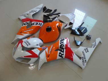 Carénage CBR 1000 RR 2006-2007 - Blanc et Orange Repsol