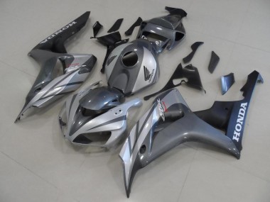 Carénage CBR 1000 RR 2006-2007 - Gris Argent et Noir Mat
