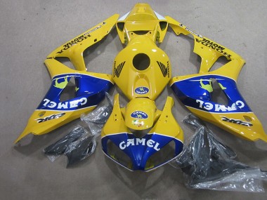 Carénage CBR 1000 RR 2006-2007 - Jaune Bleu Camel