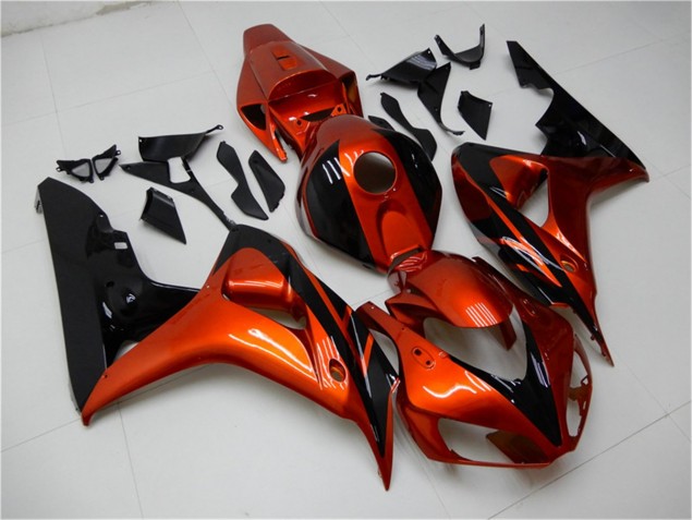 Carénage CBR 1000 RR 2006-2007 - Orange Noir Carénage CBR 1000 RR 2006-2007 - Orange Noir