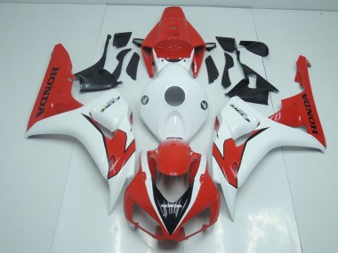 Carénage CBR 1000 RR 2006-2007 - Orange Rouge et Blanc