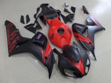 Carénage CBR 1000 RR 2006-2007 - Rouge et Noir Mat