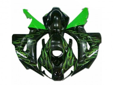 Carénage CBR 1000 RR 2006-2007 - Vert Flamme Noir