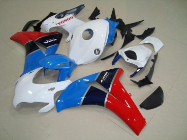 Carénage CBR 1000 RR 2008-2011 - Blanc Bleu Rouge