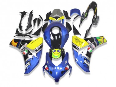 Carénage CBR 1000 RR 2008-2011 - Bleu Requin
