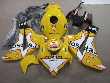 Carénage CBR 1000 RR 2008-2011 - Jaune Repsol HRC