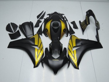 Carénage CBR 1000 RR 2008-2011 - Noir Mat et Or