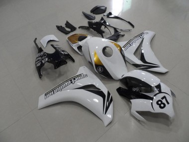Carénage CBR 1000 RR 2008-2011 - Noir et Blanc et Or