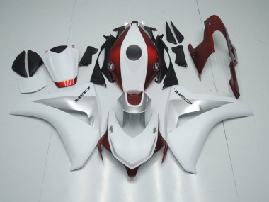 Carénage CBR 1000 RR 2008-2011 - Rouge Bonbon Blanc et Argent