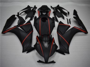 Carénage CBR 1000 RR 2012-2016 - Noir Mat Rouge