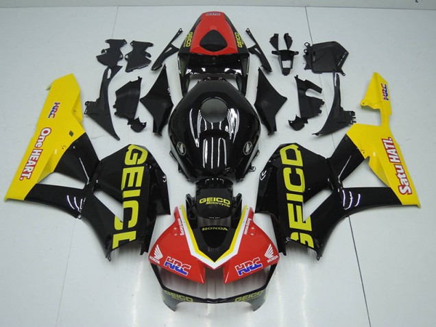 Carénage CBR 1000 RR 2012-2016 - Noir Rouge HRC