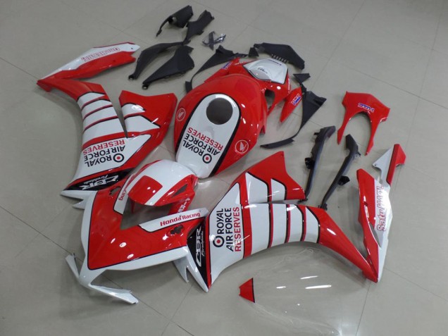 Carénage CBR 1000 RR 2012-2016 - Rouge avec Blanc Wing