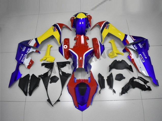 Carénage CBR 1000 RR 2017-2023 - Bleu Jaune Rouge Carénage CBR 1000 RR 2017-2023 - Bleu Jaune Rouge