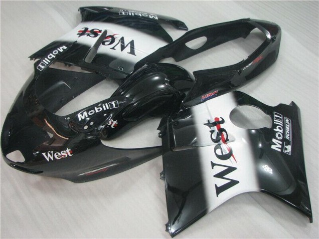 Carénage CBR 1100 XX 1996-2007 - Noir Blanc West