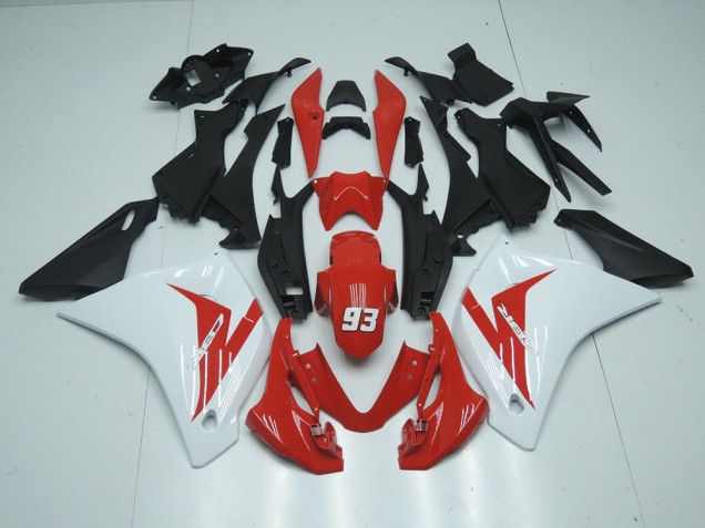 Carénage CBR 125 R 2011-2013 - Rouge Blanc 93 Carénage CBR 125 R 2011-2013 - Rouge Blanc 93