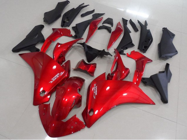 Carénage CBR 250 RR 2011-2013 - Rouge Noir Mat Carénage CBR 250 RR 2011-2013 - Rouge Noir Mat