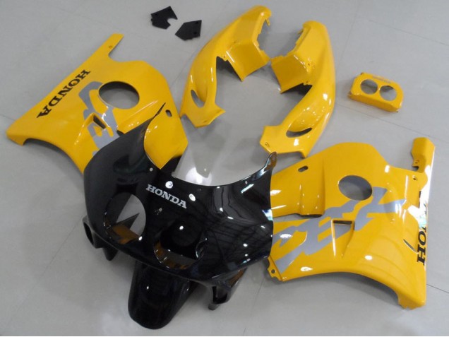 Carénage CBR 250 RR MC22 1991-1998 - Jaune Noir Carénage CBR 250 RR MC22 1991-1998 - Jaune Noir