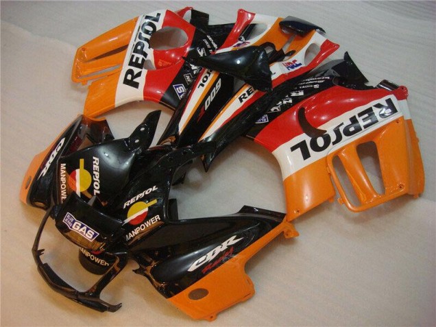 Carénage CBR 600 F3 1995-1998 - Noir Orange Repsol Carénage CBR 600 F3 1995-1998 - Noir Orange Repsol