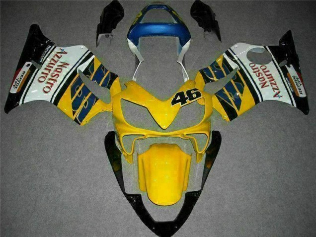 Carénage CBR 600 F4i 2001-2003 - Jaune Blanc Carénage CBR 600 F4i 2001-2003 - Jaune Blanc