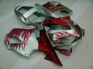 Carénage CBR 600 F4i 2001-2003 - Rouge Flamme Argent