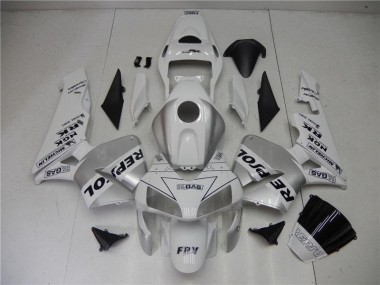 Carénage CBR 600 RR 2003-2004 - Argent Blanc Noir Repsol