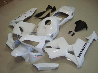 Carénage CBR 600 RR 2003-2004 - Blanc Noir Décalque