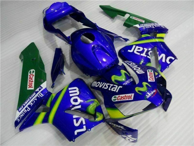 Carénage CBR 600 RR 2003-2004 - Bleu Vert Movistar Castrol