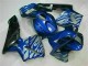 Carénage CBR 600 RR 2003-2004 - Bleu avec Argent Flamme