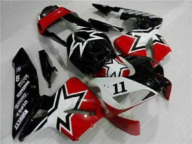Carénage CBR 600 RR 2003-2004 - Noir Blanc 11