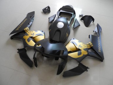 Carénage CBR 600 RR 2003-2004 - Noir Or Décalque