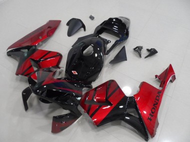 Carénage CBR 600 RR 2003-2004 - Noir Rouge Bonbon