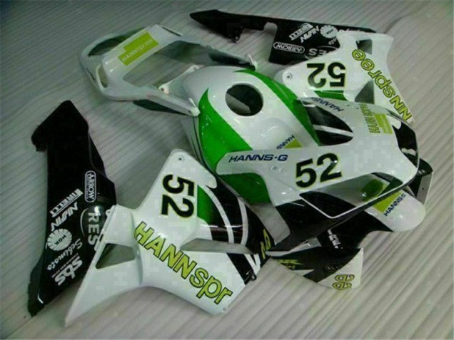 Carénage CBR 600 RR 2003-2004 - Vert Blanc Noir