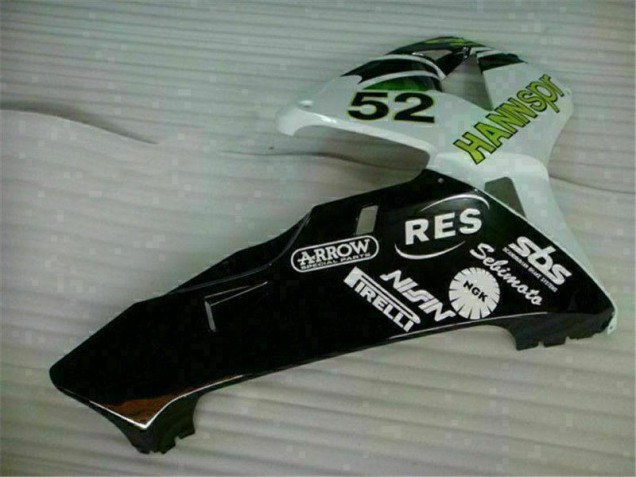 Carénage CBR 600 RR 2003-2004 - Vert Blanc Noir