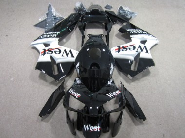 Carénage CBR 600 RR 2003-2004 - West Blanc Noir