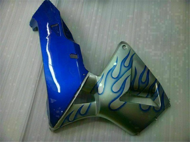 Carénage CBR 600 RR 2005-2006 - Blanc Bleu Flamme