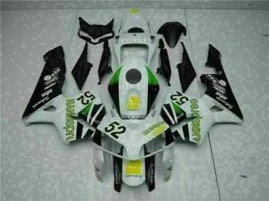 Carénage CBR 600 RR 2005-2006 - Blanc Jaune Vert 52