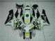 Carénage CBR 600 RR 2005-2006 - Blanc Jaune Vert 52