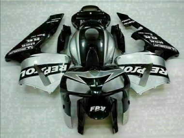 Carénage CBR 600 RR 2005-2006 - Noir Argent Repsol