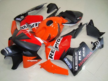 Carénage CBR 600 RR 2005-2006 - Noir Mat Repsol Courses