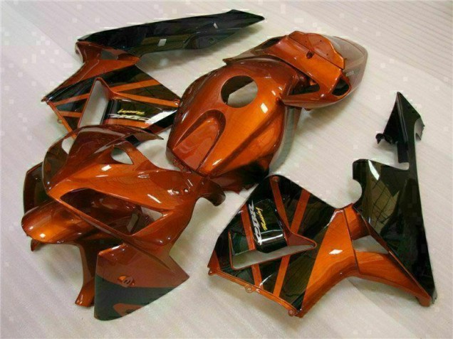 Carénage CBR 600 RR 2005-2006 - Orange Noir Carénage CBR 600 RR 2005-2006 - Orange Noir