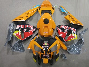 Carénage CBR 600 RR 2005-2006 - Orange Noir Red Bull