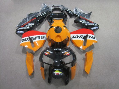 Carénage CBR 600 RR 2005-2006 - Orange Noir Repsol