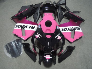 Carénage CBR 600 RR 2005-2006 - Rose Noir Repsol