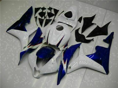 Carénage CBR 600 RR 2007-2008 - Blanc Bleu