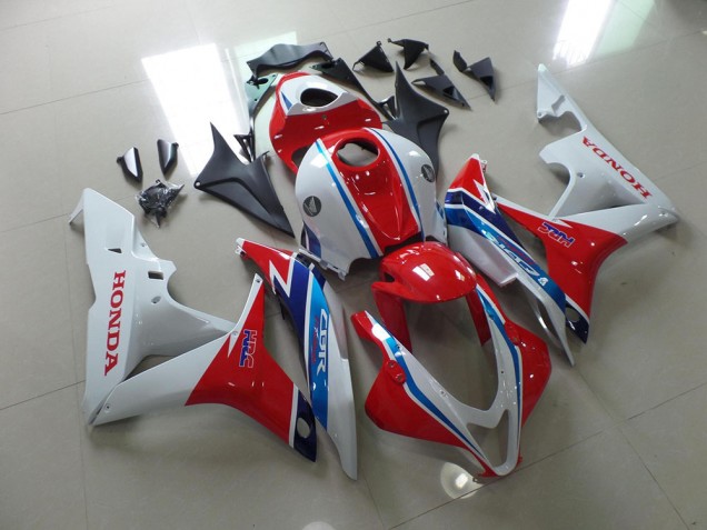 Carénage CBR 600 RR 2007-2008 - Blanc Rouge Bleu HRC Carénage CBR 600 RR 2007-2008 - Blanc Rouge Bleu HRC