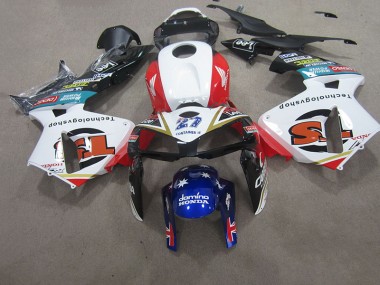 Carénage CBR 600 RR 2007-2008 - Blanc Rouge Bleu