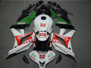 Carénage CBR 600 RR 2007-2008 - Blanc Rouge MORELLATO San Carlo
